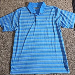 Pebble Beach‎ Men's Dry Luxe Performance Golf Size 2XL Soft Polo Shirt Logo